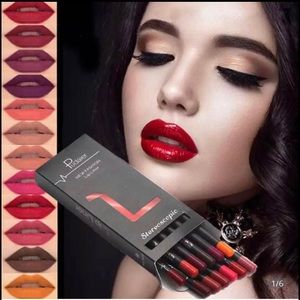 12pc/Lot Waterproof Lipstick Makeup Set